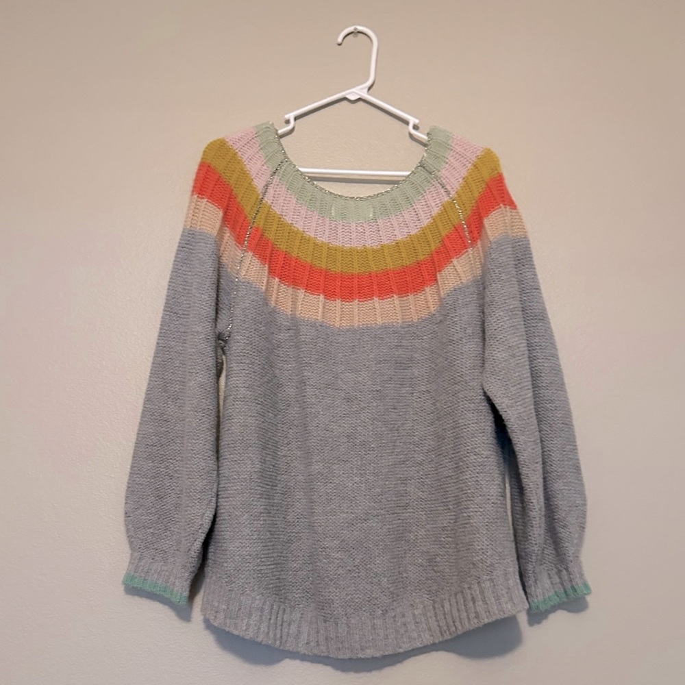 NWT Anthropologie Colleen Alpaca Wool Blend Sweater Sz 1X Plus Size - Picture 3 of 3